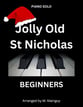Jolly Old St Nicholas piano sheet music cover